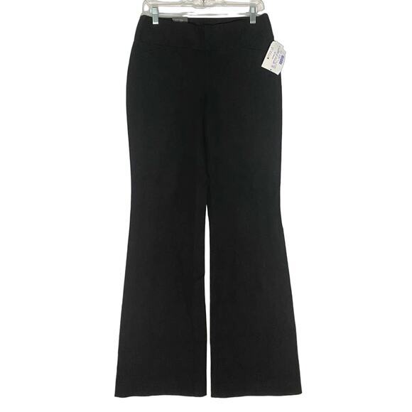 INC Wide Leg Regular Fit Solid Black Trousers‎ SZ 4X33" NWT - Picture 3 of 9